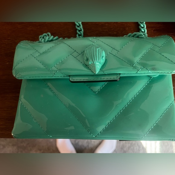 Kurt Geiger Medium Kensington Drench Leather Convertible Shoulder Bag - Picture 6 of 7